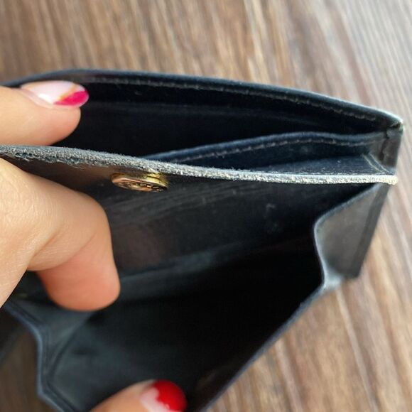 CELINE Black Leather Bifold Wallet - Picture 8 of 13